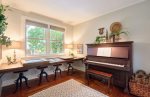 Piano and writing desk 